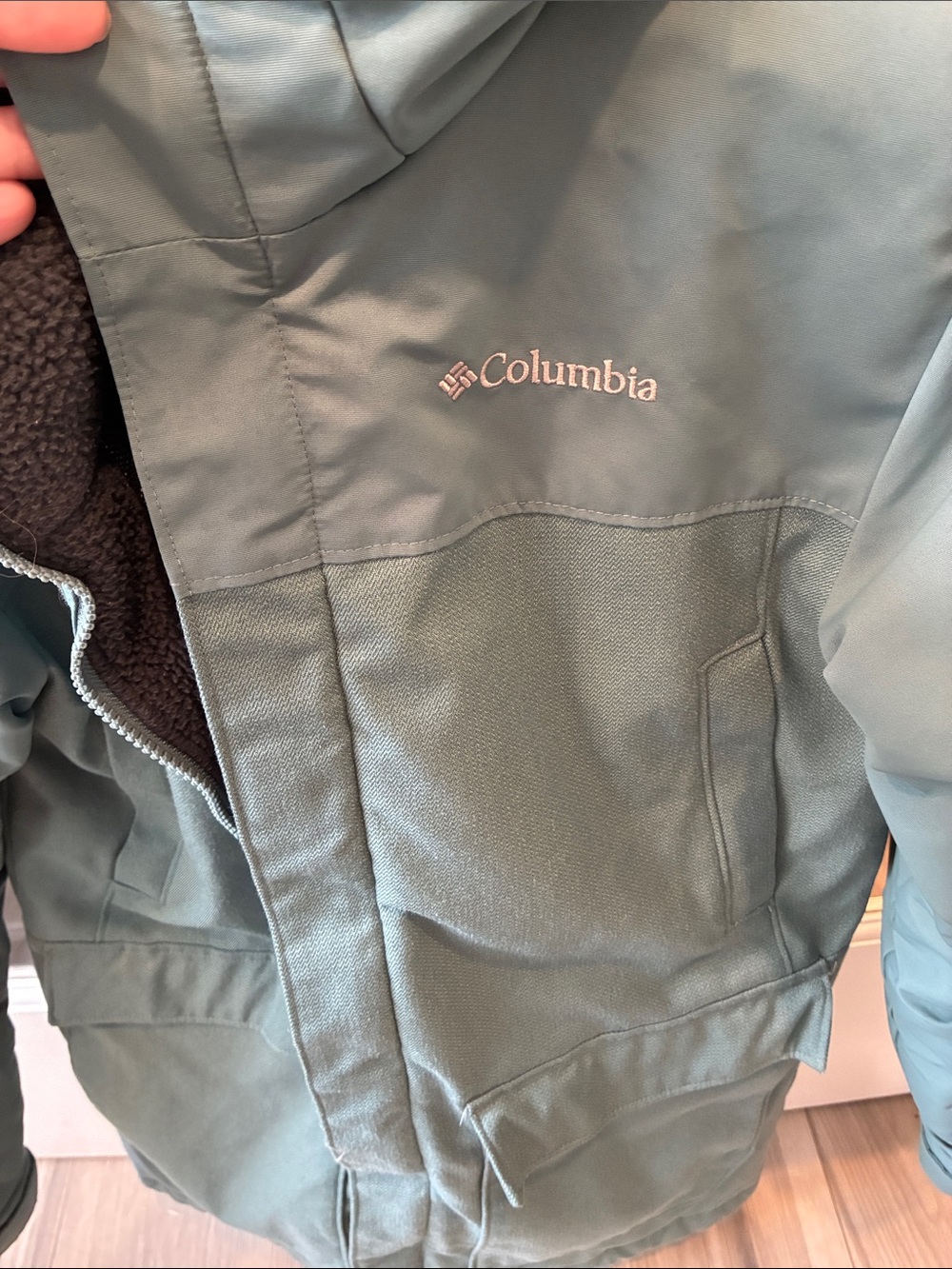 Columbia Teal Winter Puffer Jacket for Kids - Picture 2 of 6